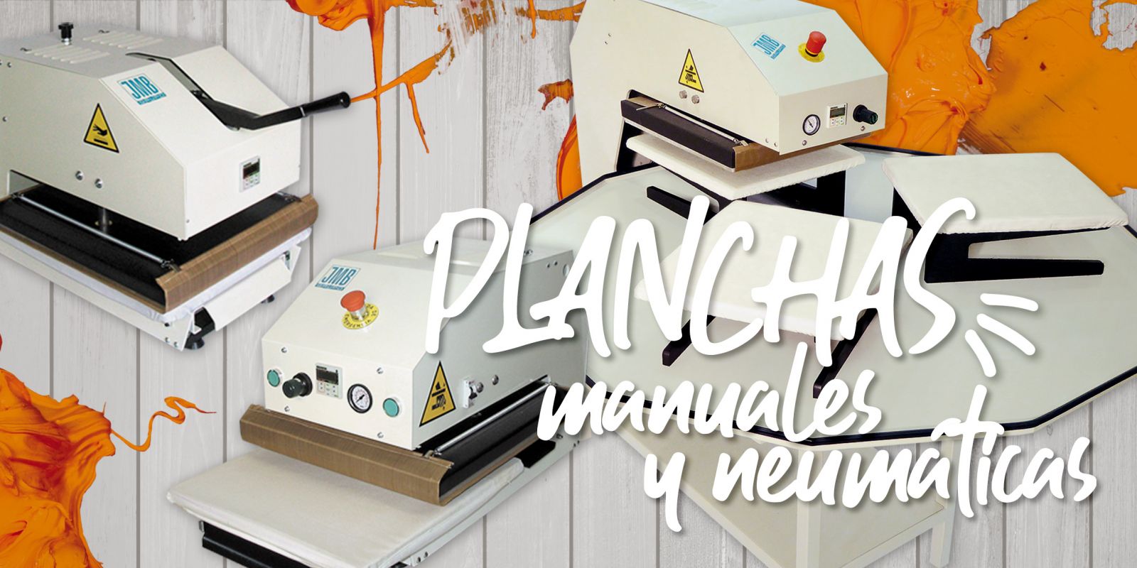 Planchas Estampación Manuales Neumáticas